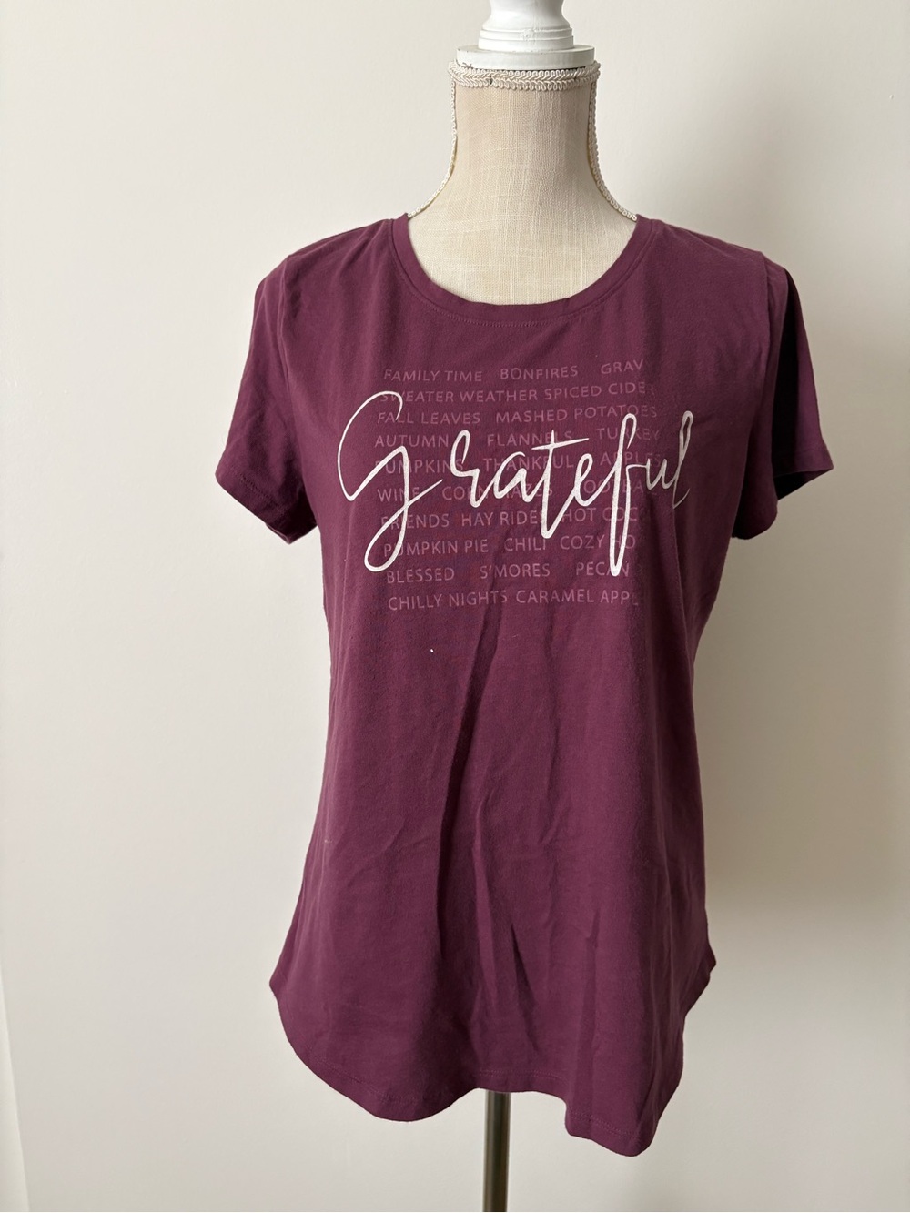 Sonoma Plum 'Grateful' Short-Sleeve Tee